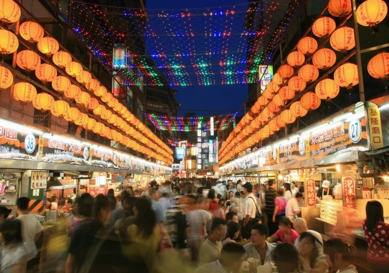 圖為基隆廟口夜市。取自交通部觀光署