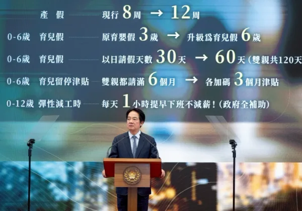 育兒假、成長津貼、婚育家庭再減稅...賴清德「人口對策新戰略」18項政策一次看