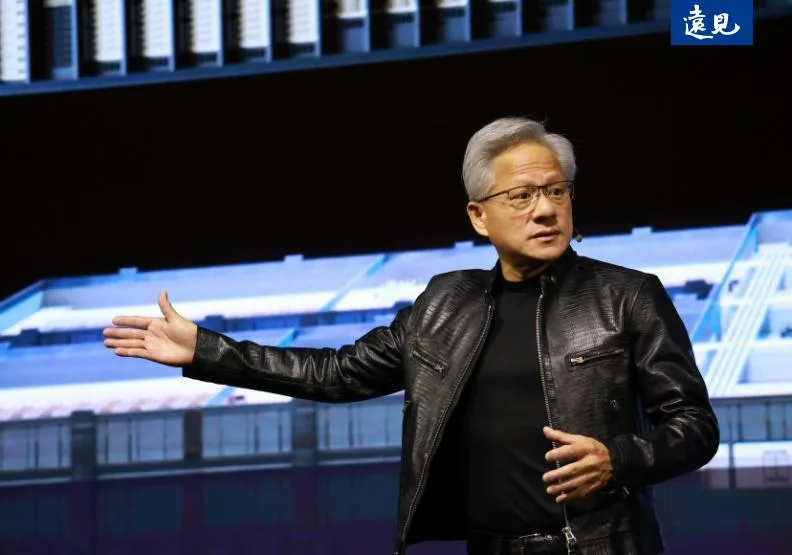 黃仁勳說AI就像當年的汽車，不需要害怕它。蘇義傑攝