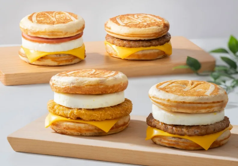 麥當勞10日宣布，堪稱「日本早餐界巨星」的「McGriddles厚鬆餅堡」再次登上早餐菜單。麥當勞提供