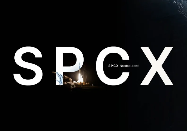 SpaceX於美東時間12日在那斯達克交易所掛牌。取自X@Nasdaq