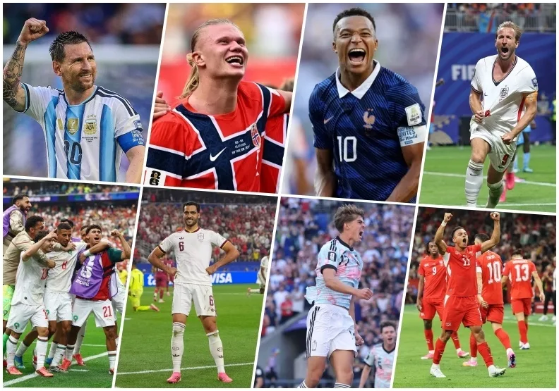 世足賽8強名單正式出爐。FIFA