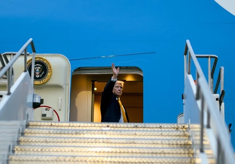 美國總統川普。取自X@WhiteHouse