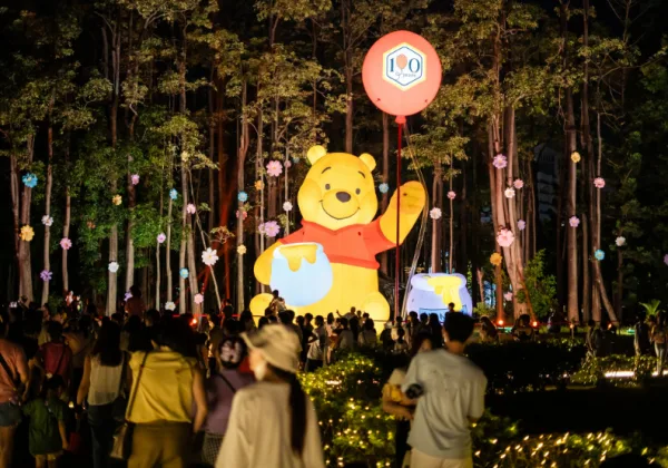破百萬人潮湧嘉市追光！迪士尼經典故事《小熊維尼》點亮北香湖公園