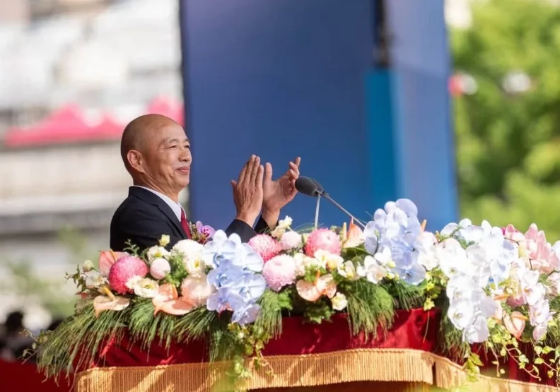 韓國瑜國慶致詞談不副署,又如何直指台灣「最大問題」?