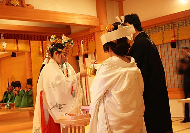 日本傳統神社婚禮內部大公開！